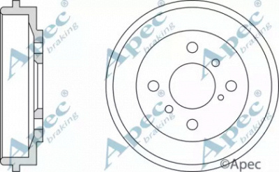 APEC BRAKING drm9977 -  Тормозной барабан